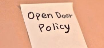 Why you should blow the doors off of that open door policy